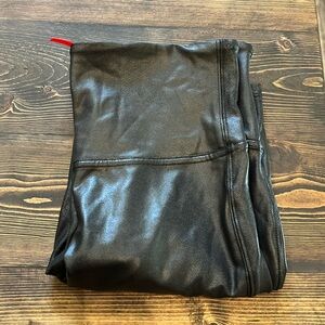 Spanx faux leather leggins